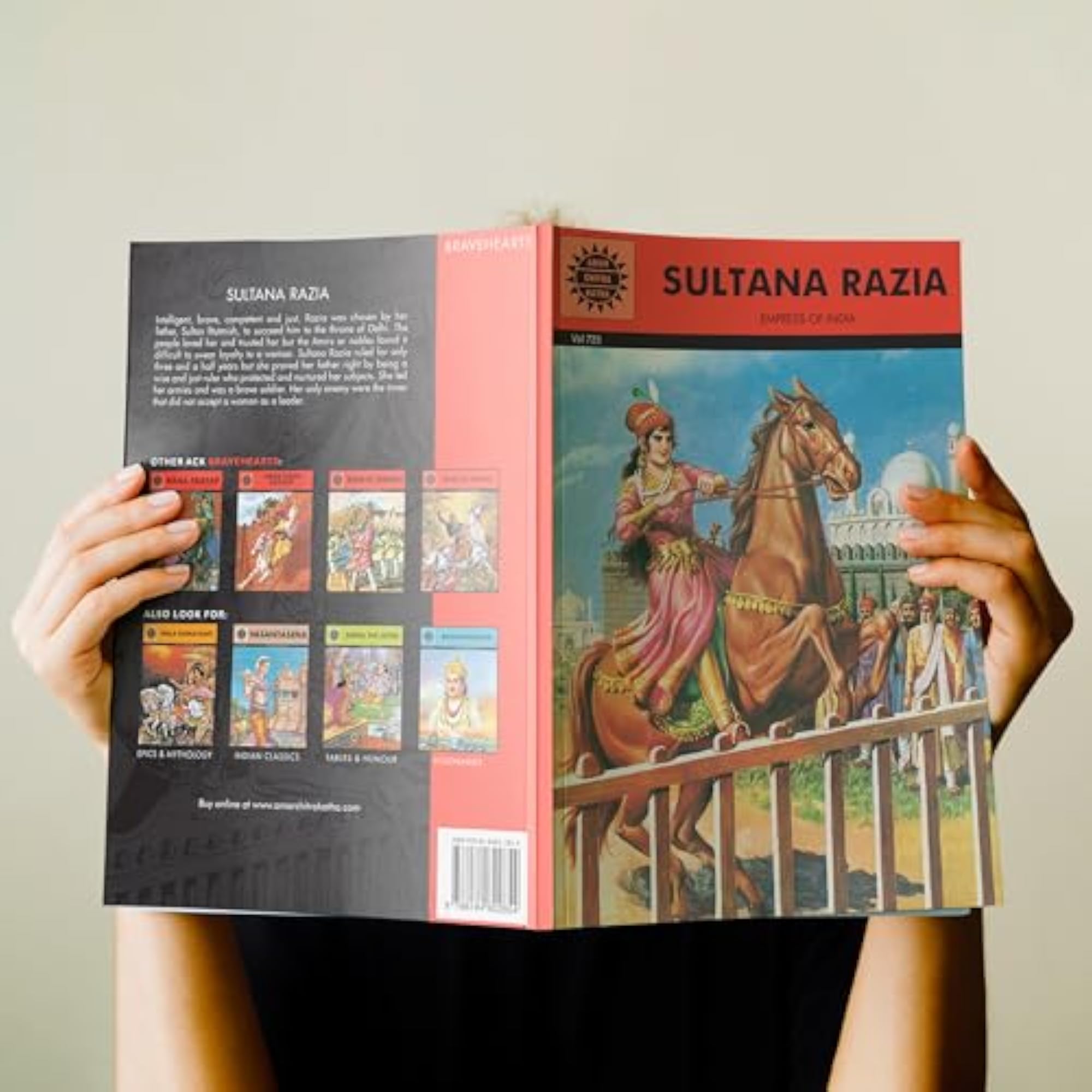 Sultana Razia: Indian Mythology and History Illustrated Comic Book